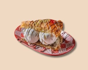 Baklava with Ice Cream